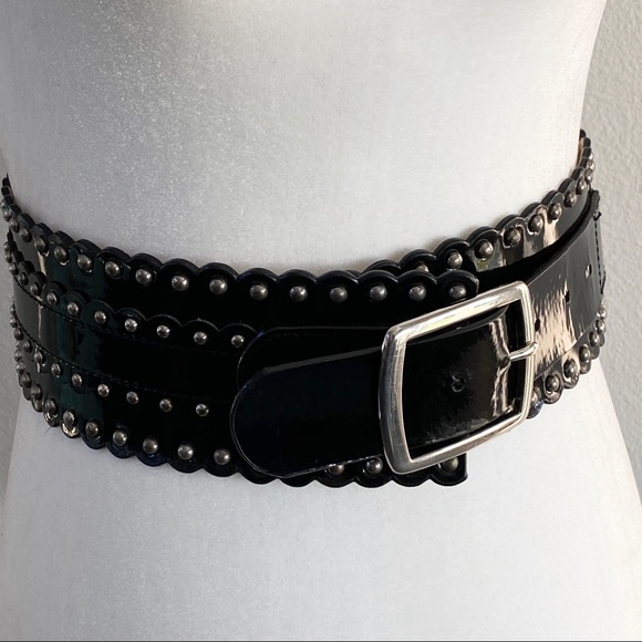 extra wide black belt